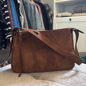 Tory Burch Romy Suede LG shoulder Bag